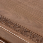 Rajwada Hand-Carved Wooden Sideboard – 6-Drawer & 2-Door Ornate Storage Cabinet