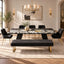 Blossom Inlay Dining Table – Handcrafted 6 Seater Bone Inlay Dining Table